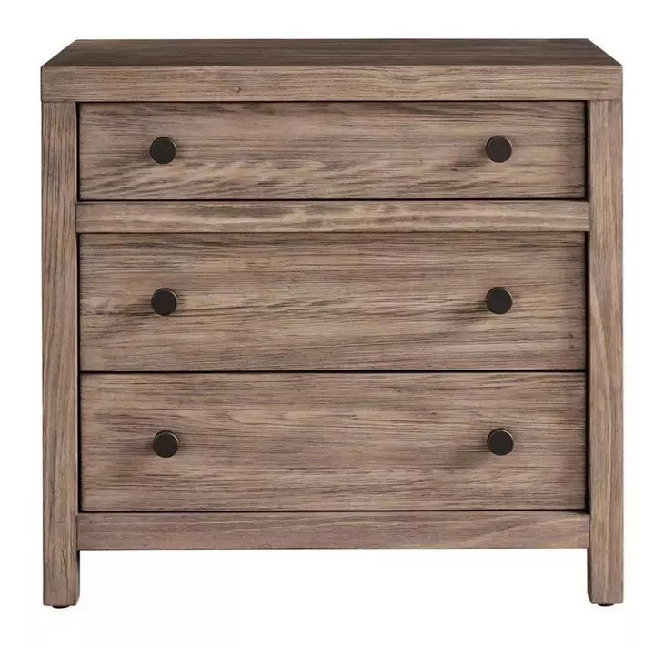Dwell Boulder 3 Drawer Nightstand with USB Charging