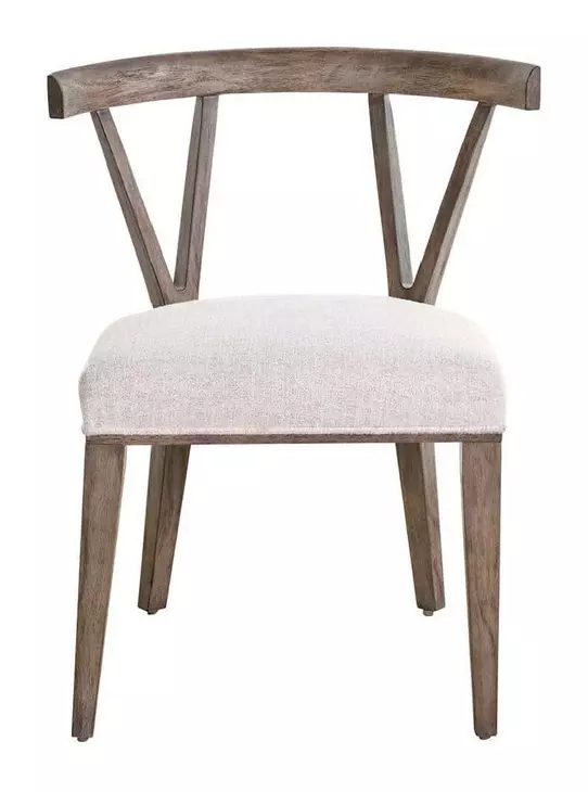 Abode Beige Upholstered Side Chair Set of 2