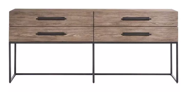 Abode Boulder and Gray Rectangular Console Table