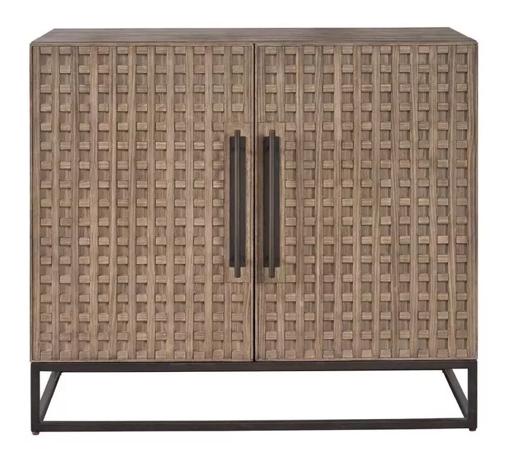Dwell Boulder and Gray 2 Door Hall Chest