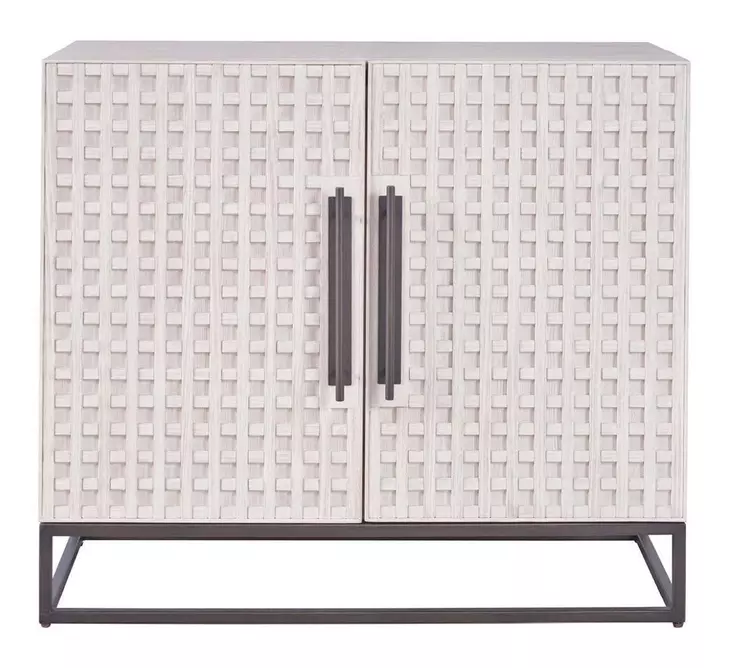 Dwell River Rock and Gray 2 Door Hall Chest