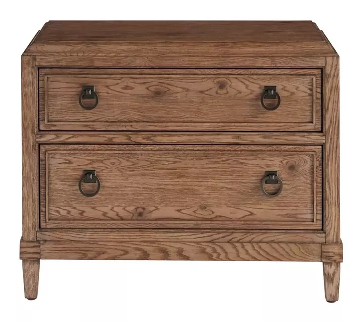 Griffith Park Sienna 2 Drawer Nightstand with USB Charging