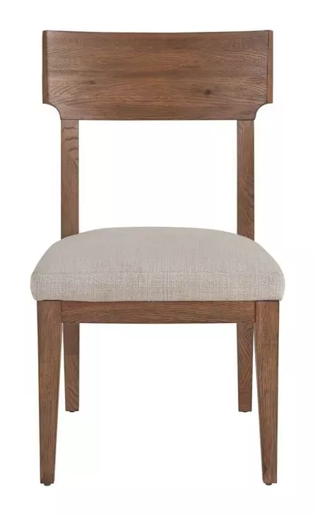 Griffith Park Beige Upholstered Wood Back Side Chair Set of 2