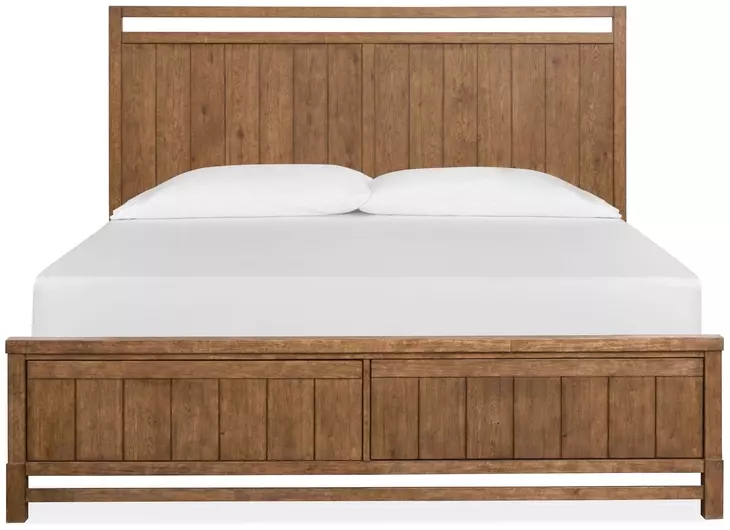 Conway Honey Wheat King Panel Bed