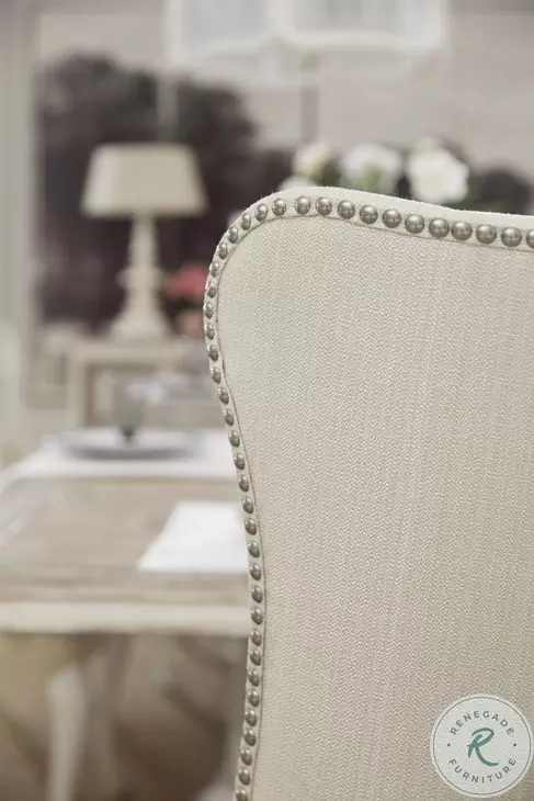 Sanctuary Beige Hostesse Upholstered Dining Chair Set of from