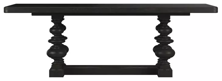 Atrium Black 108" Rectangular Dining Table