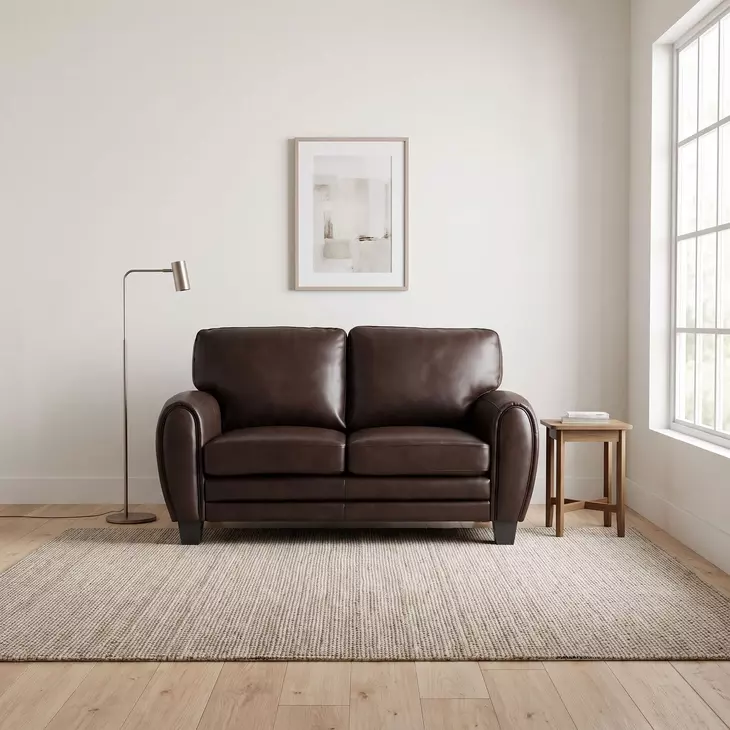 Rubin Dark Brown 62" Loveseat