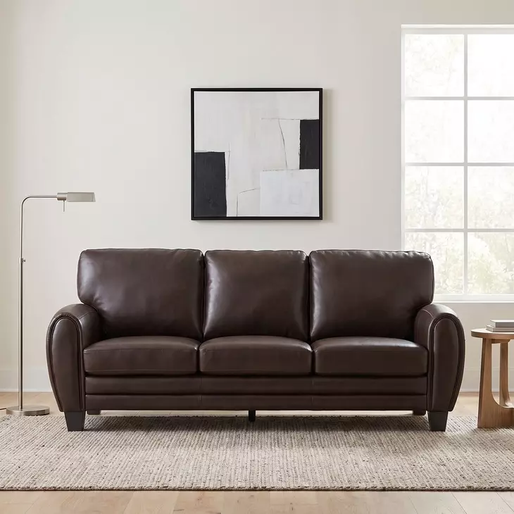 Rubin Dark Brown 85" Sofa