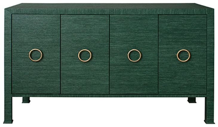 Rue Dyed Green 4 Door Buffet