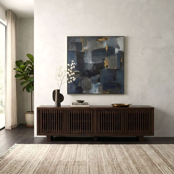 Nara Dark Walnut 80" TV Stand