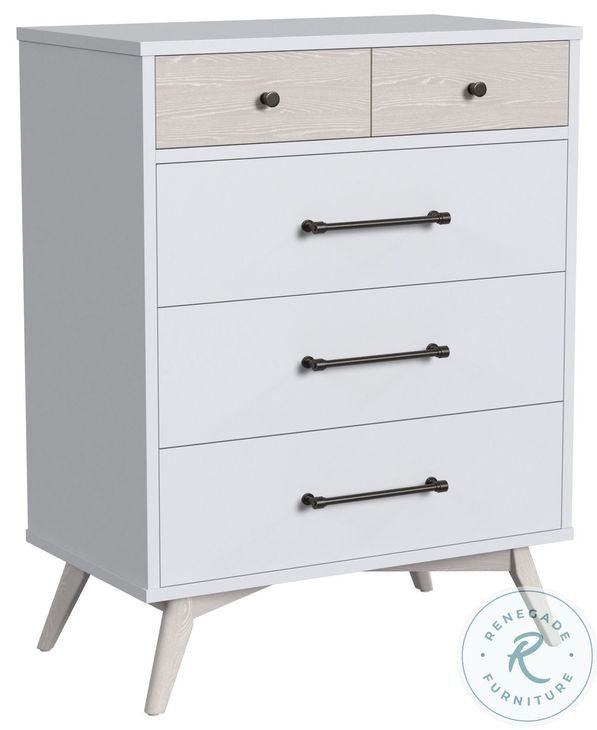 Rowan Ash Linen 4 Drawer Chest