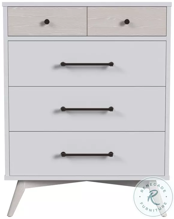 Rowan Ash Linen 4 Drawer Chest