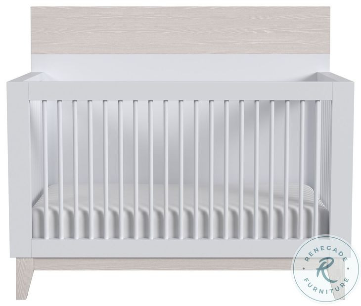 Rowan Ash Linen Convertible Standard Crib