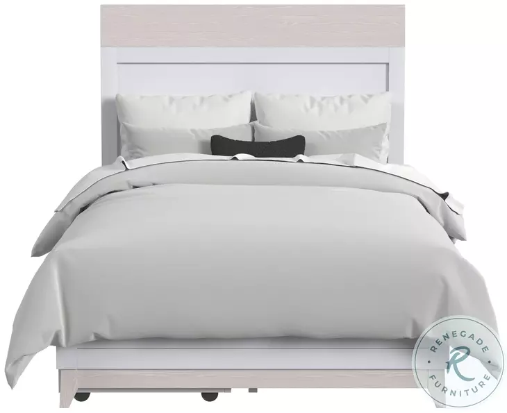 Rowan Ash Linen Full Bed with Storage
