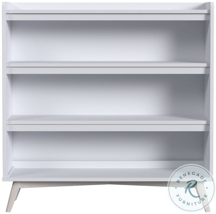 Rowan Ash Linen Hutch and Bookcase with 4 Shelves