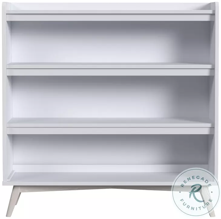 Rowan Ash Linen Hutch and Bookcase with 4 Shelves