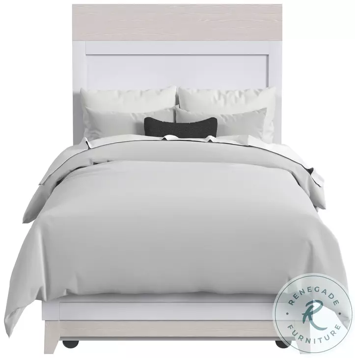 Rowan Ash Linen Twin Bed with Storage