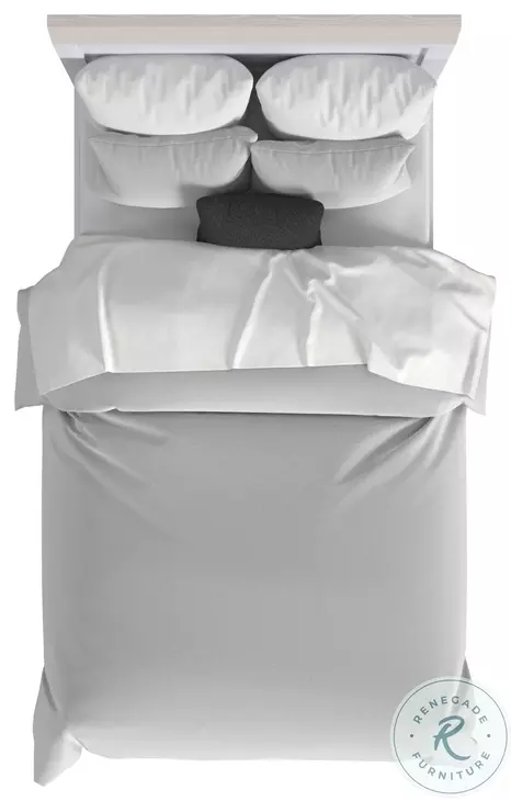 Rowan Ash Linen Twin Bed with Storage