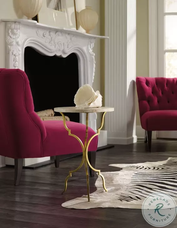 5540-50001-GLD Gold Round Martini Table