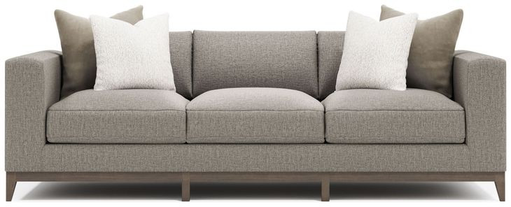 Noel Gray 100" Sofa with Pillows