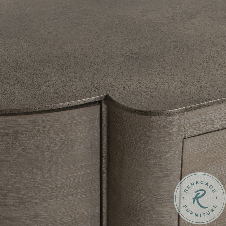 Romer Forry And Graphite Buffet with 1 Storage Drawer and Adjustable Shelves