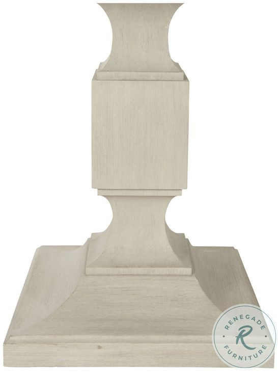 East Hampton Cerused Linen Rectangular Extendable Dining Table