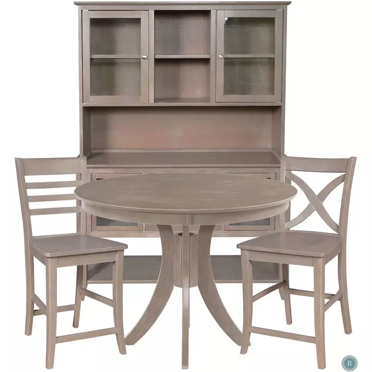 Cosmopolitan Gray Taupe Salerno Stool