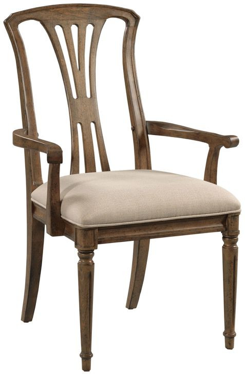 Ansley Fergesen Beige Upholstered Arm Chair