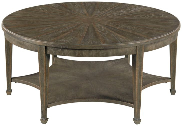 Emporium Sutter Medium Stain Round Cocktail Table