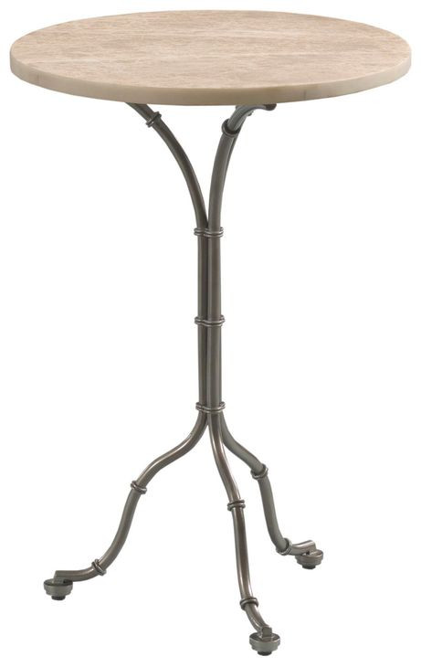 Grand Bay Mariners Beige Round Accent Table