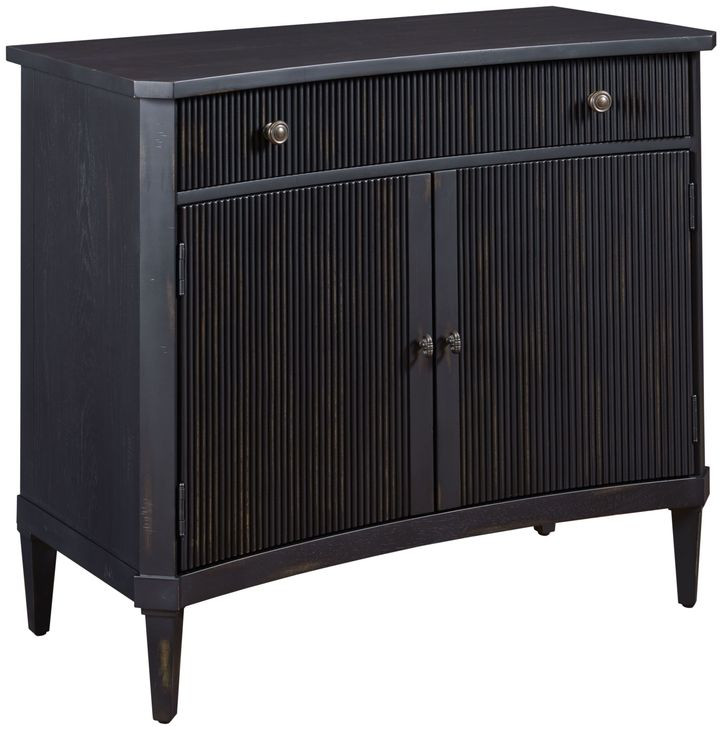 Merriam Black Accent Door Chest