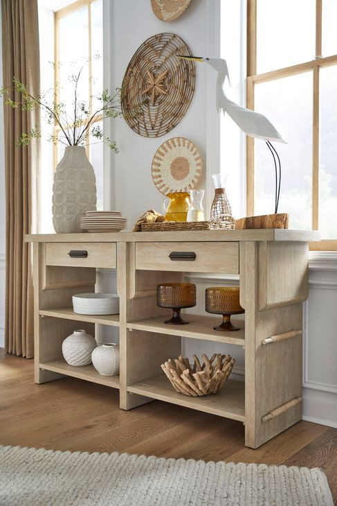 Sunset Cove Sanibel Brown 2 Drawer Server