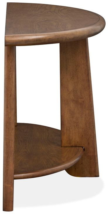 Hide and Grain Tawny Brown Oval Occassional Table Set