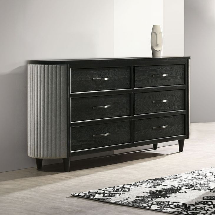 Skyline Onyx 6 Drawer Dresser