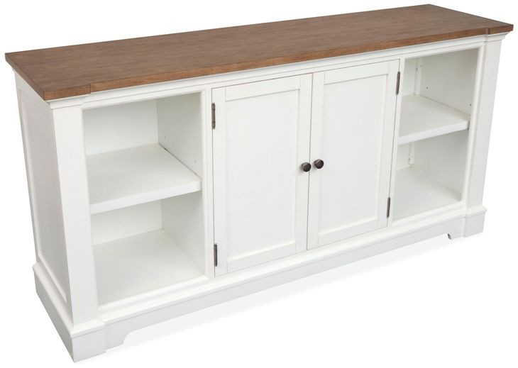 Crownfall Whisper White and Cerused Nutmeg Extendable Rectangular Dining Room Set