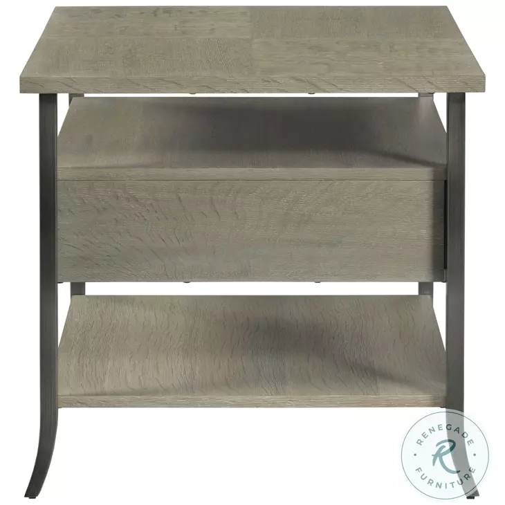 Creston Natural Gray Palmer Square Occasional Table Set