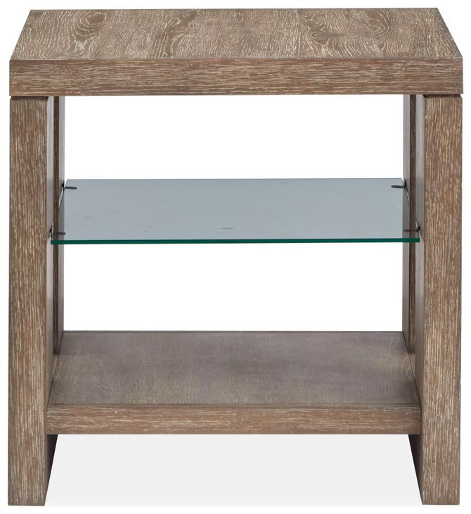 Everpine Spiced Brown Rectangular End Table