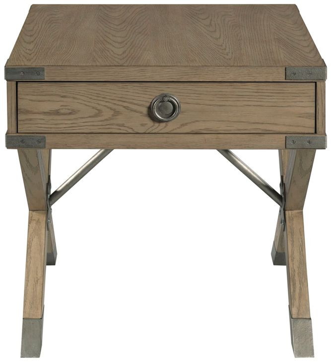 Crawford Light Stain End Table
