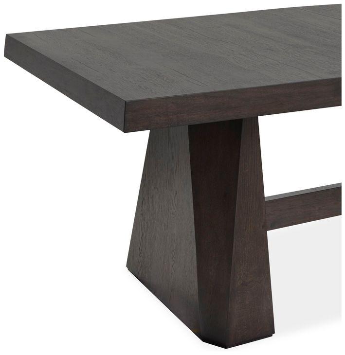 Tauren Coffee Bean 108" Extendable Rectangular Dining Table