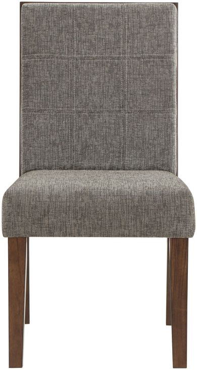Quinn Brown Upholstered Side Chair Set of 2