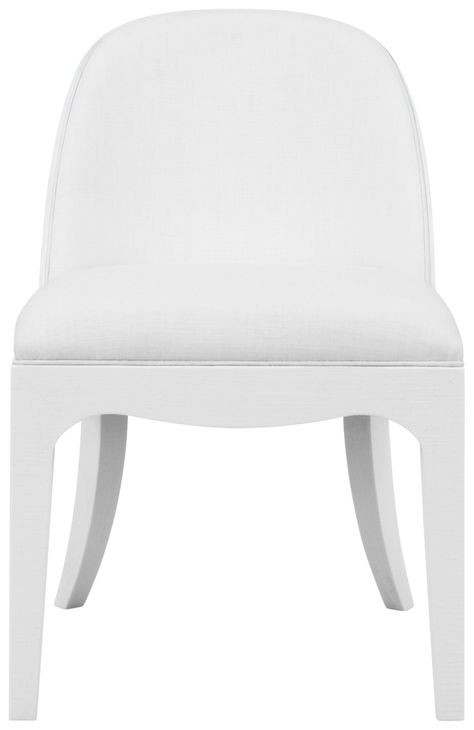 Sadie White Performance Fabric Dining Chair