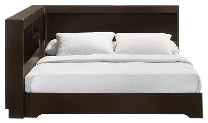 Santino Espresso Full Bookcase Platform Bed