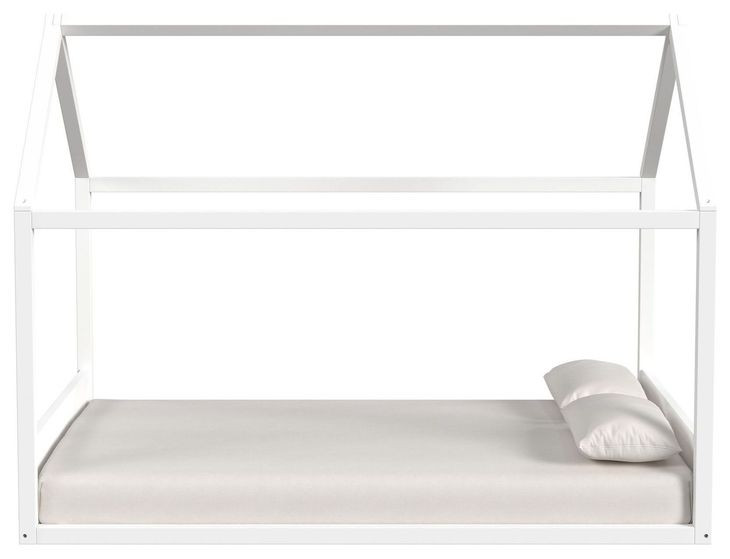 Santino White Full Montessori Bed