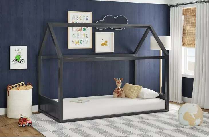 Santino Gray Twin Montessori Bed