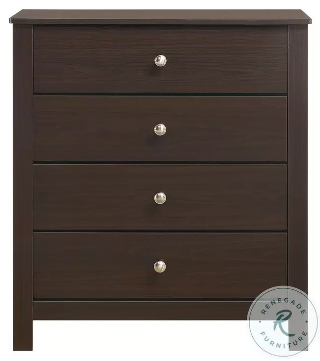 Santino Espresso Youth Panel Bedroom Set