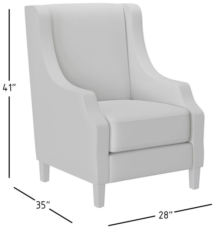 Sanders Grey Accent Chair