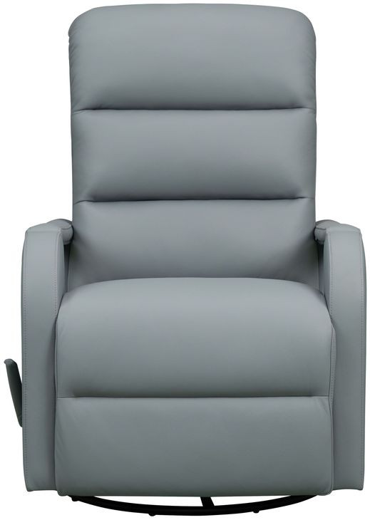 Sandhill Troy Spa Blue Swivel Glider Recliner