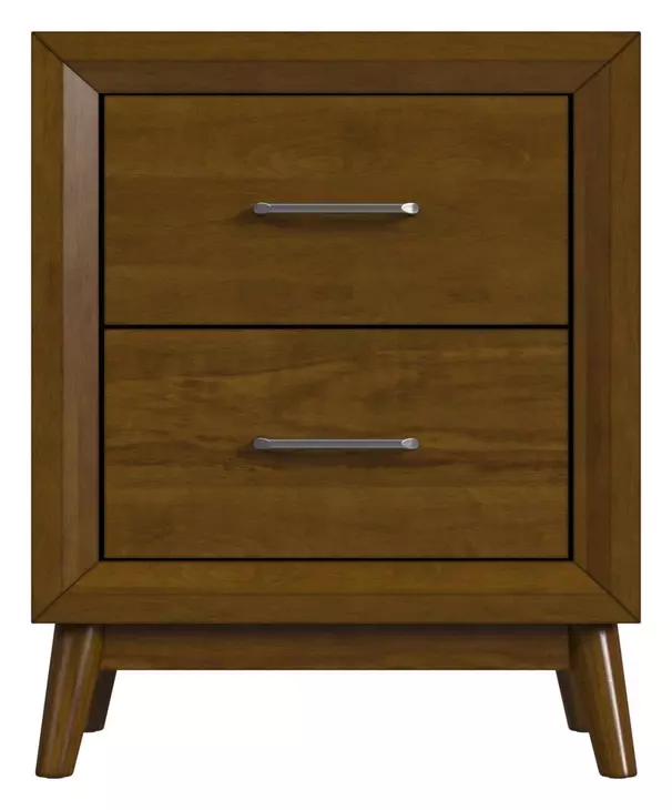 Veronica Walnut 2 Drawer Accent Cabinet