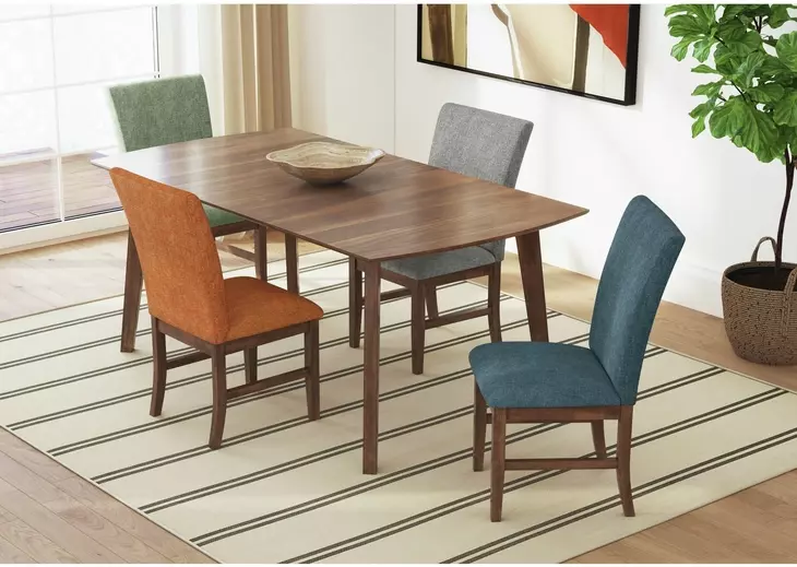 Veronica Walnut 71" Rectangular Dining Table