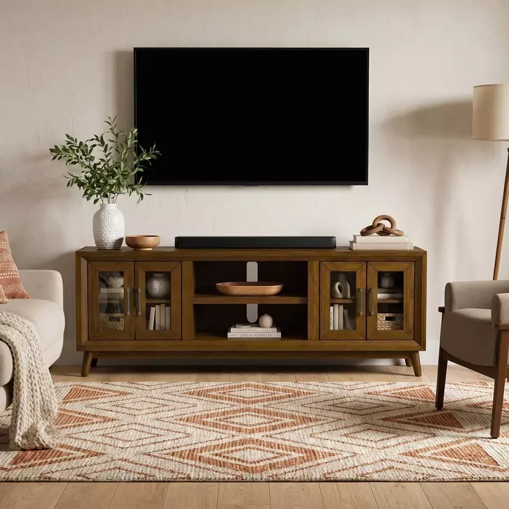 Veronica Walnut 70" TV Stand